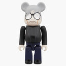 Bearbrick Andy Warhol 80 -talets stil ver. 100% svart