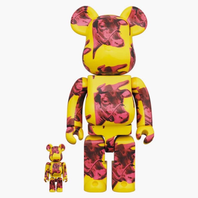 Bearbrick Andy Warhol Cow tapeta 100% a 400% sada
