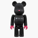 Bearbrick Andy Warhol Designcon 100% Black/Pink