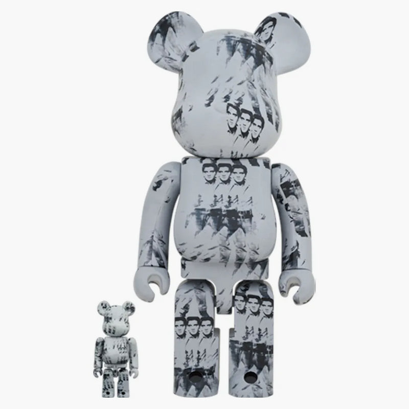 Bearbrick Andy Warhol's Elvis Presley 100% & 400% Set