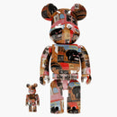 Bearbrick Andy Warhol X Jean-michel Basquiat