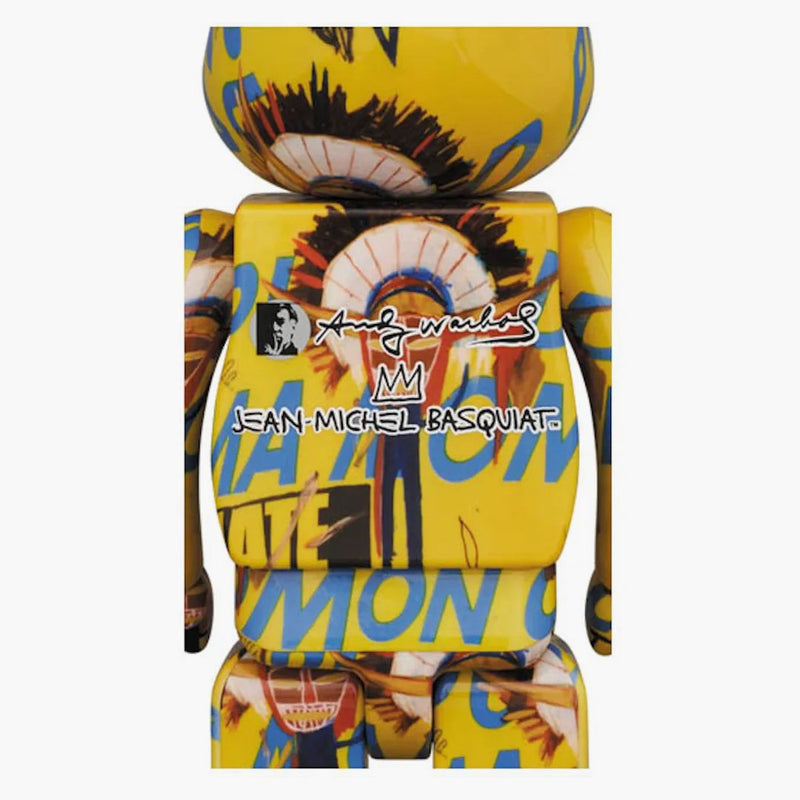 Bearbrick Andy Warhol x Jean-Michel Basquiat