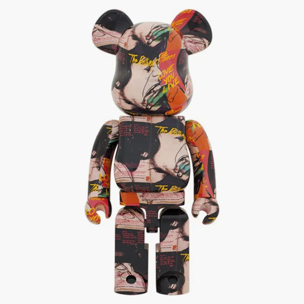 Bearbrick Andy Warhol X The Rolling Stones (love You Live) 1000%