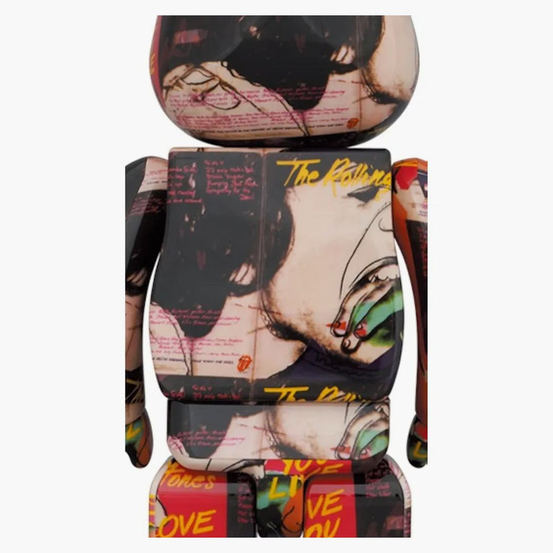 Bearbrick Andy Warhol x Rolling Stones (Love You Live) 100% & 400% Set