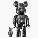 Bearbrick Andy Warhol X The Rolling Stones (Sticky Fingers) 100% a 400%