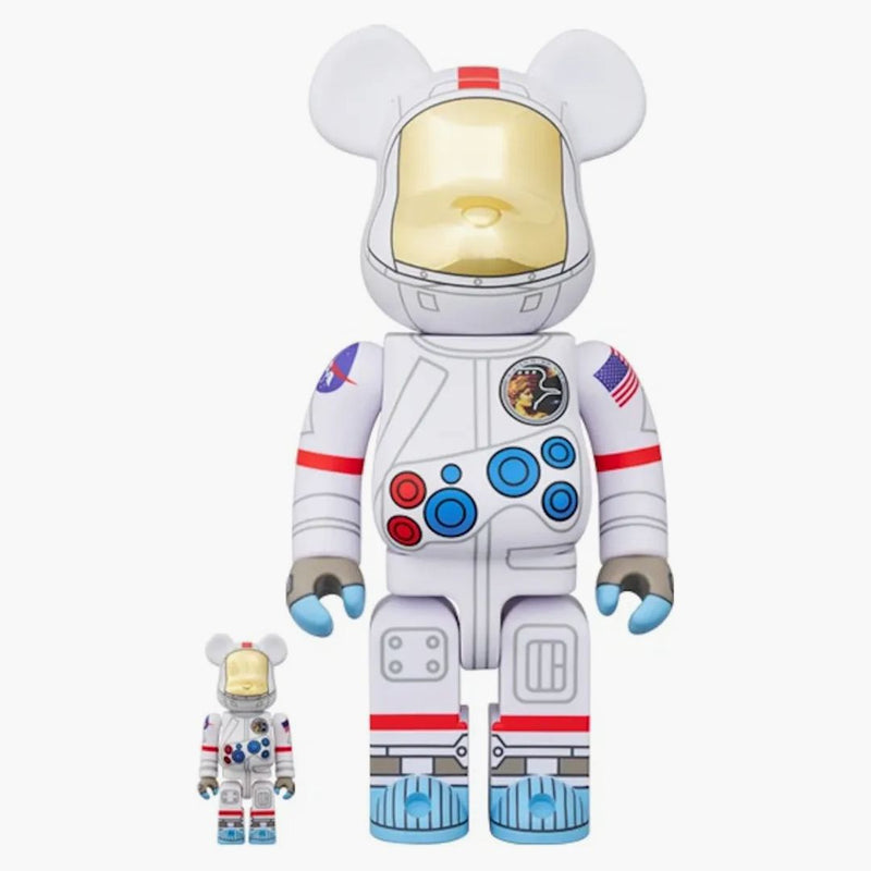 Bearbrick Apollo17 Astronaut 100% a 400% sada
