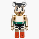 Bearbrick Astro Boy Chrome Ver. 100% y 400% establecido