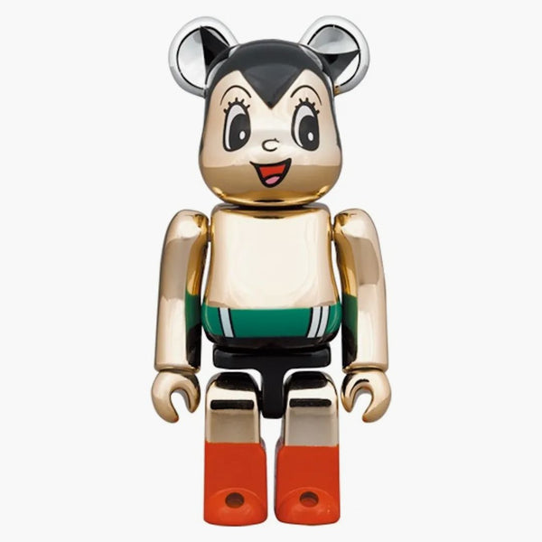 Bearbrick Astro Boy Chrome Ver. 100% a 400% sada