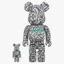 Bearbrick Atmos 100% & 400% Set Grey