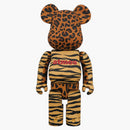 Bearbrick Atmos Animal 100% e 400% Set Orange