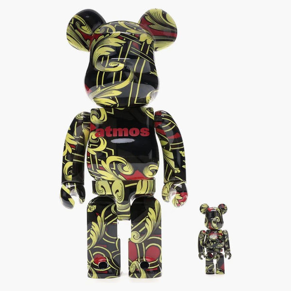 Bearbrick Atmos Scarf 100% & 400% sada černá
