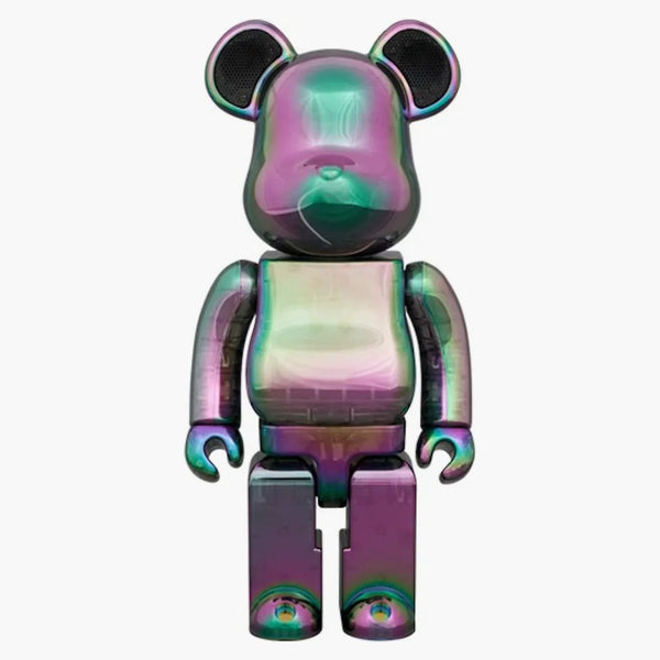 Bearbrick Audio Iridescent Portable Bluetooth Speaker 4 Black Aurora