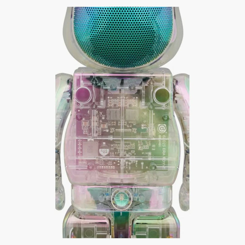 Altoparlante Bluetooth portatile Audio IRIDIDent Bearbrick 4 Crystal Halo