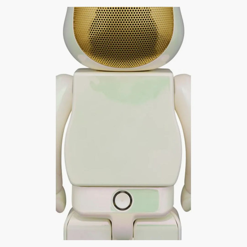 Bearbrick Audio iriserande bärbar Bluetooth -högtalare 4 Pearl Mirage