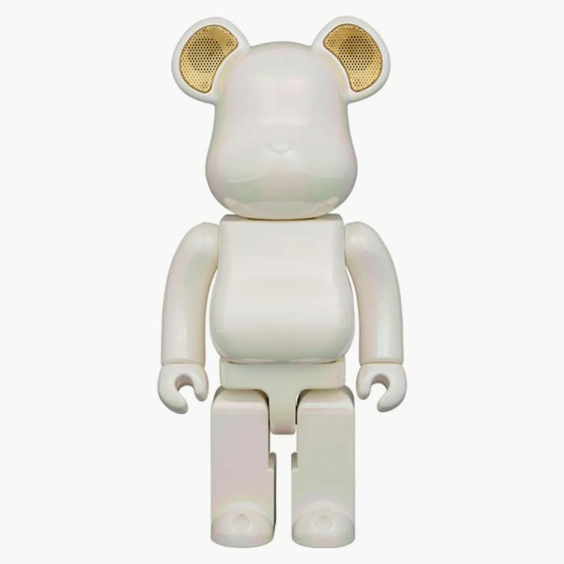 Bearbrick Audio iriserande bärbar Bluetooth -högtalare 4 Pearl Mirage