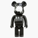 Bearbrick Bait X Medicom Headshot 1000% Black