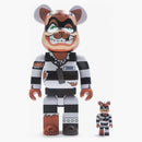 Bearbrick Bait X Medicom Tmnt Scratch 100% & 400% Set White/black