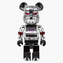 Bearbrick Bait X Medicom Transformer Megatron 1000% Silver