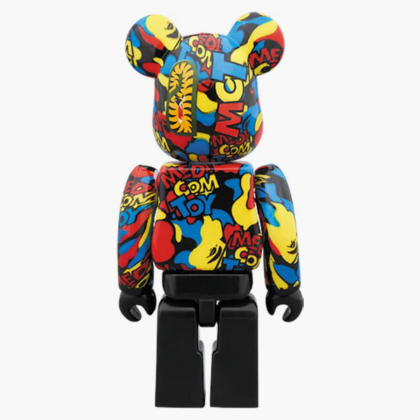 Bearbrick Bape Camo Shark 100% Multi