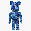 Bearbrick Bape Play 100% Camo Blue