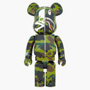 Bearbrick Bape X Mastermind 1000% Green Camo