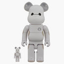 Bearbrick Baymax 100% e 400% Set grigio