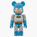 Bearbrick Batman 100% šedá/modrá