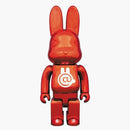 Bearbrick Bearbrick Rabbrick Chrome 400% red