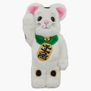 Bearbrick Beckoning Cat Costume 400% White