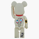 Bearbrick Beckoning Cat Peko-Chan 1000% phosphoruscent
