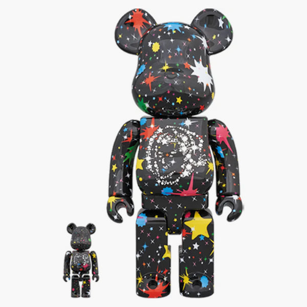 Bearbrick Billionaire Boys Club Starfield 100% & 400% Set Black