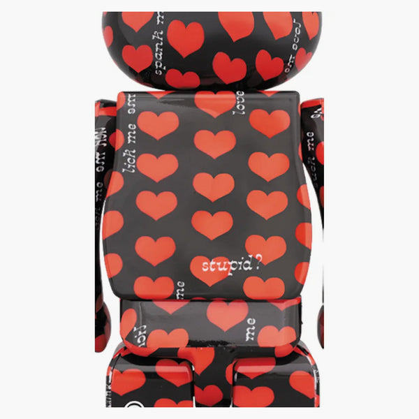 Bearbrick Black Heart 100% & 400% sada