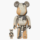 Bearbrick Boston Museum Toshusai Sharaku "ichikawa Ebizo's Takemura Sadanoshin" 100% & 400% Set