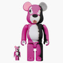 Bearbrick Breaking Bad Pink Bear 100% & 400% sada