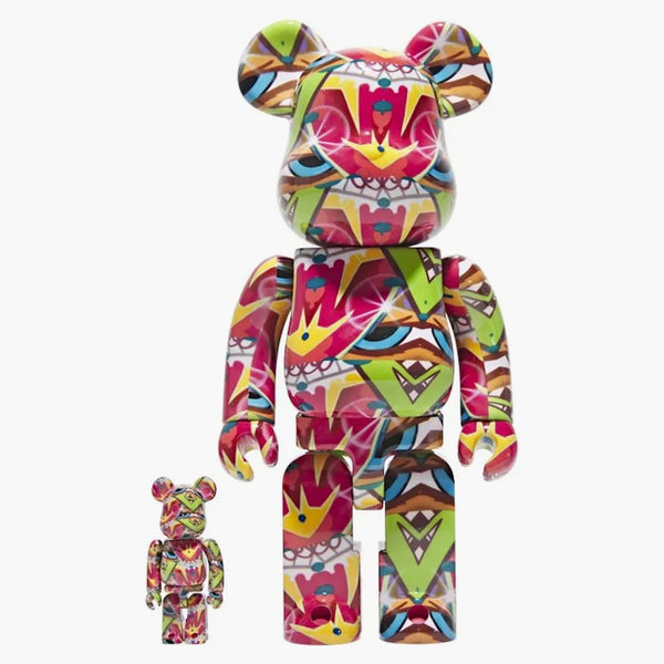 Bearbrick Crash 100% & 400% Set Multi