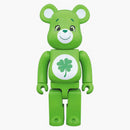 Bearbrick Care Bear hodně štěstí medvěda 400% zelená