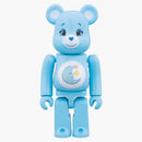Bearbrick Care Bear (tm) Bedtime Bear 100% Blue