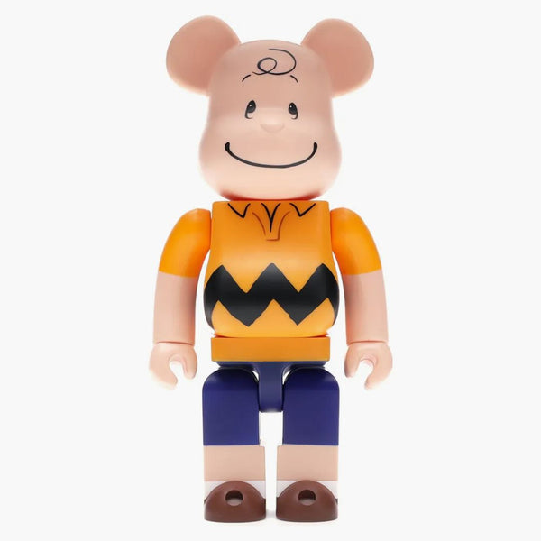 Bearbrick Charlie Brown 400% žlutá