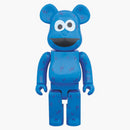 Bearbrick Cookie Monster 400% Blue