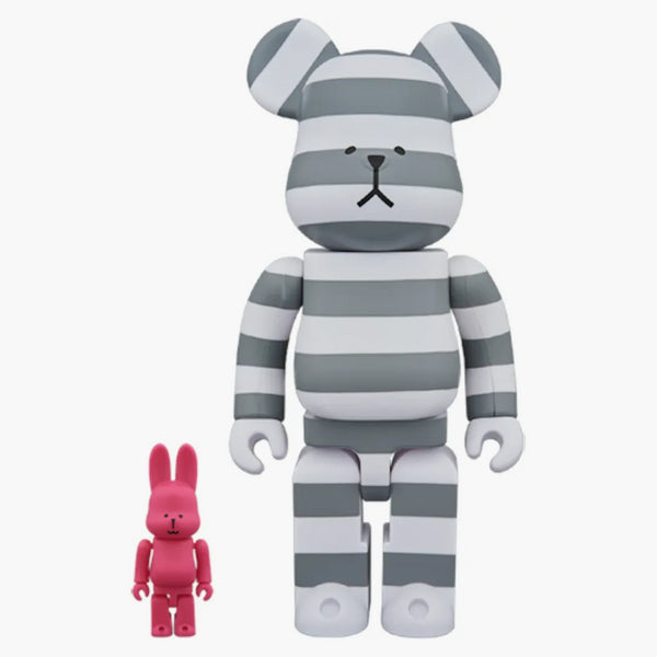 Bearbrick Craftolic 100% & 400% Set White