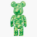 Bearbrick Creeper 400% zelená