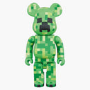 Bearbrick Creeper 400% zelená