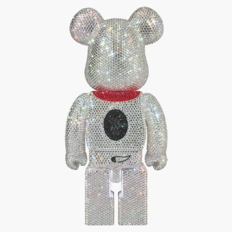 Bearbrick Crystal Decorate Snoopy 400% Crystal
