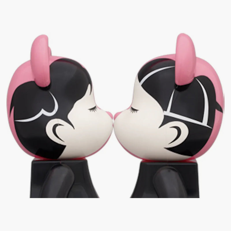 Bearbrick söt kyss 400% svart
