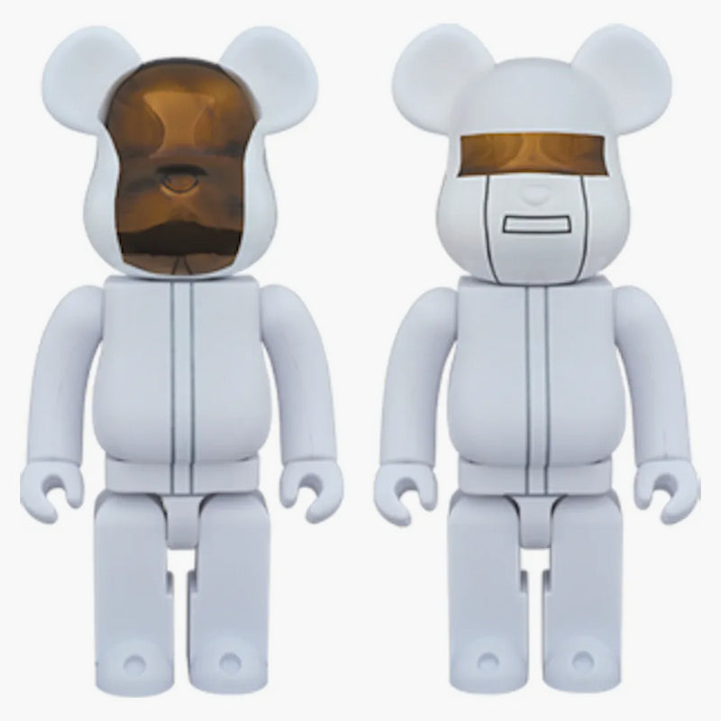 Bearbrick Daft Punk (White Suits Ver.) 400% White