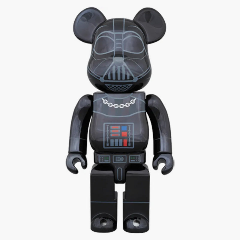 Bearbrick Darth Vader Chrome Ver. 400% Black