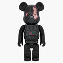 Bearbrick Darth Vader Damage Obi-Wan Kenobi version 1000%