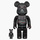 Bearbrick Darth Vader (Rogue One Ver.) 100% & 400% SET CHROME VER.