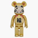 Bearbrick for DAIRA GOLD Plated 1000%