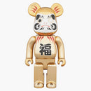 Bearbrick dazzling gold plated